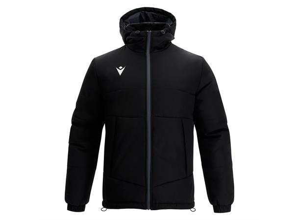 Andes Bomber Jacket BLK 3XS Quiltet bomberjakke med hette - Unisex 