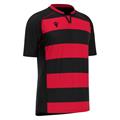 Alabaster shirt BLK/RED L Teknisk kamp og treningsdrakt - Unisex